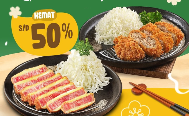 Kimukatsu Diskon hingga 52 Persen, Gyuniku Cuma Rp35 Ribuan